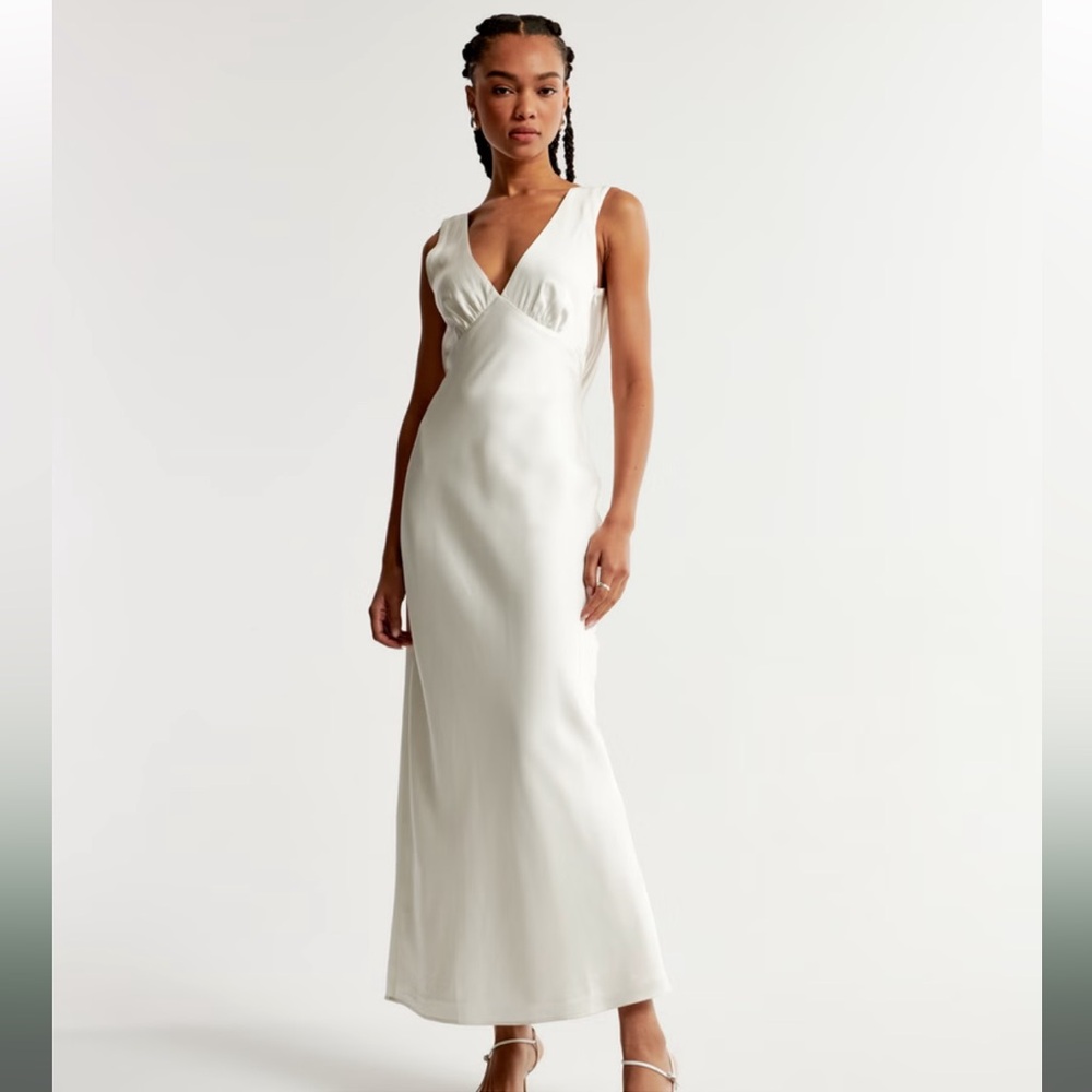 Abercrombie Plungle Cowl Back Maxi Dress